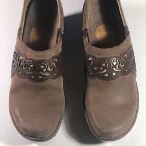 Ariat women studded clog mules brown